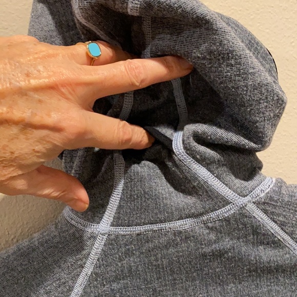 VOORMI Grey 1/2 Zip Pullover Hoodie Jacket - Picture 7 of 14